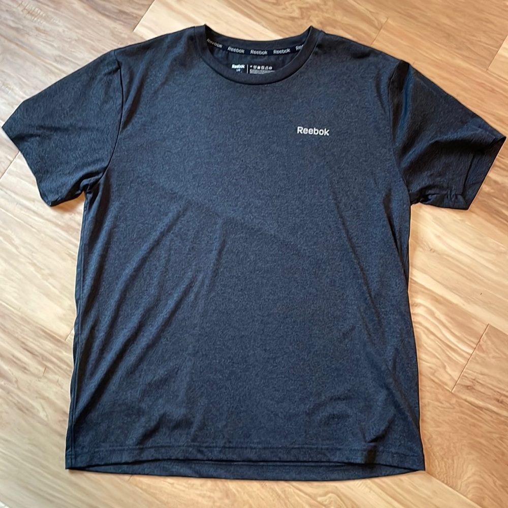 Reebok Super Sonic S/S T-Shirt, Dark Grey, L
